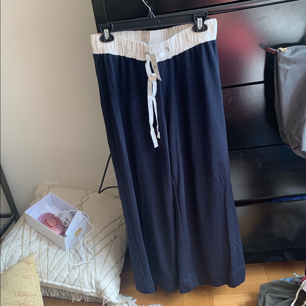 Loft Navy Blue Culottes